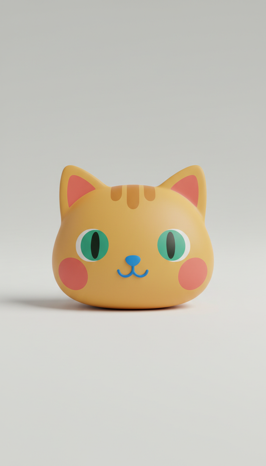 Whimsical Cat Treat Pouch With Clip