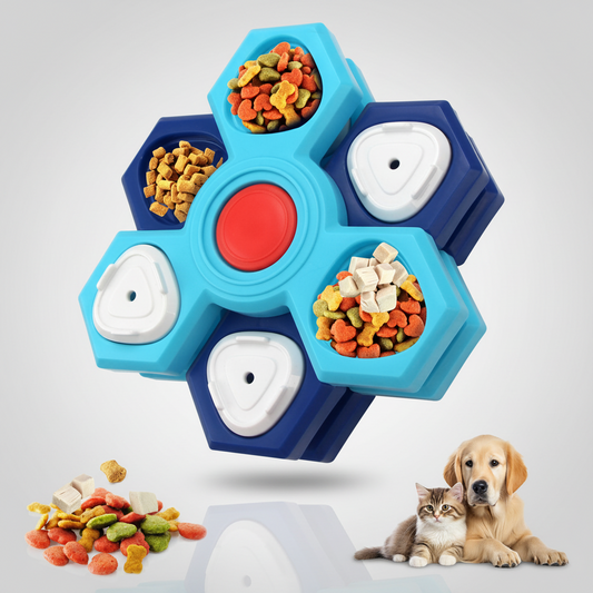 4 Layers Slow Feeder Puzzle Dog Bowls Assemble Slow Eating Bowl For Dogs Non-slip Interactive Dog Puzzle Game Slow Bowl Pet Products